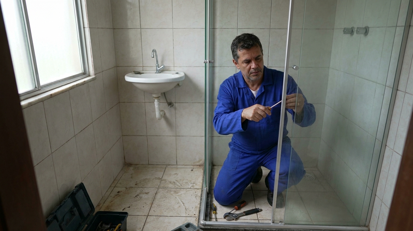 Troca de Roldanas e Trilhos em Serra‑ES