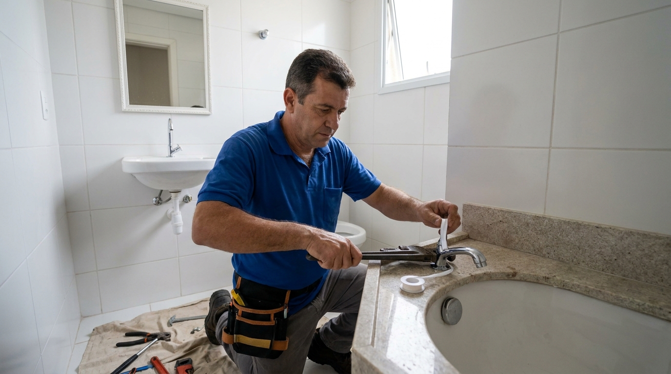 Troca de Torneiras Antigas em Serra‑ES